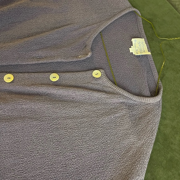 Stephanie Schuster Cardigan, Knit, Purple / Plum, mother of pearl, vintage - Picture 13 of 14